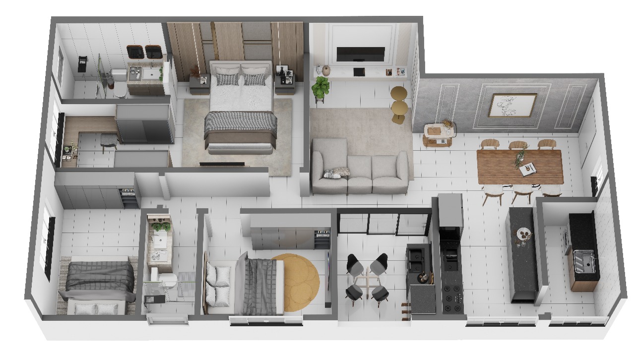 APARTAMENTOS 3Q - FUNCIONARIOS - Foto